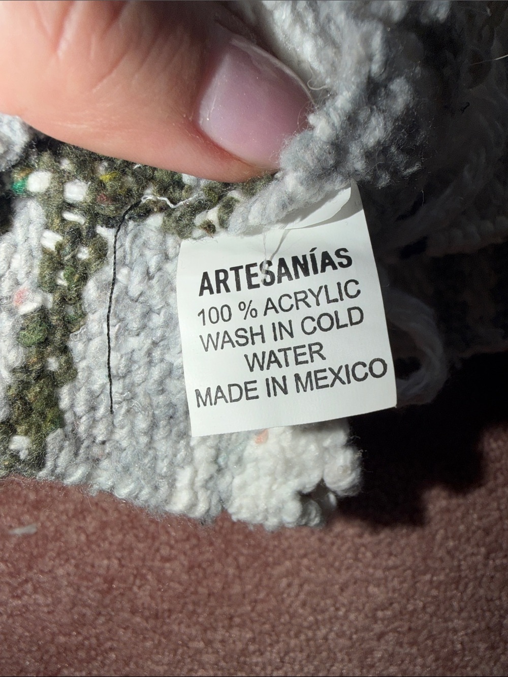 Olive, White, Grey, Black Striped Woven Throw Blanket - Unbranded from Arizona - Picture 4 of 5